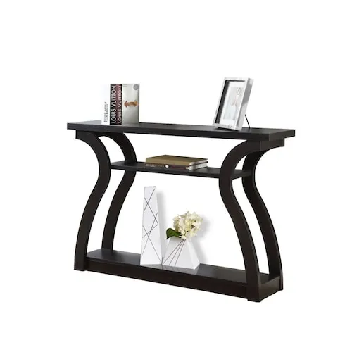 Monarch Specialties Accent Table, Console, Entryway, Narrow, Sofa, Living Room, Bedroom, Laminate, Brown, Contemporary