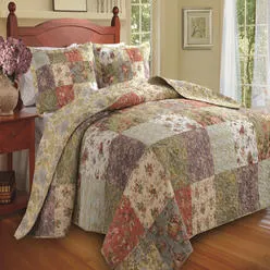 Greenland Home Fashions Greenland Home Fashion Blooming Prairie Bedspread Set - Multi