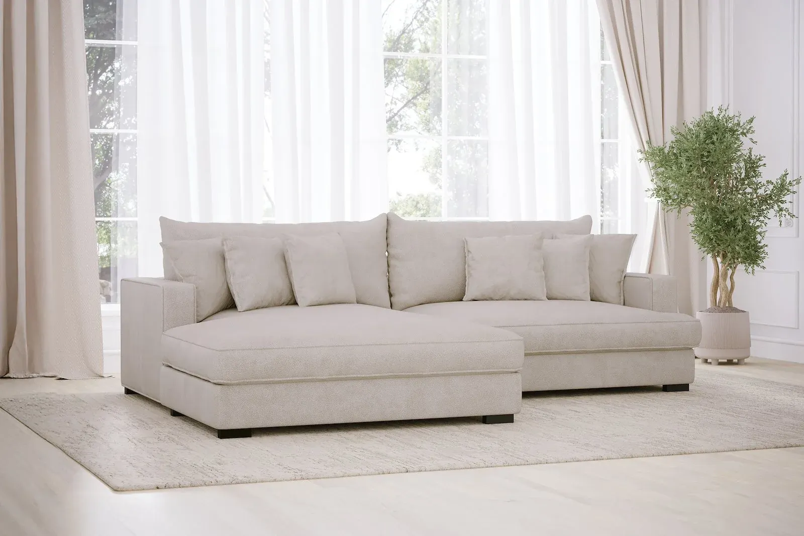 Rossi sjeselong sofa