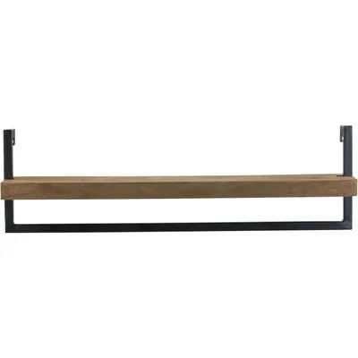 Hout metaal 24x80 cm bruin