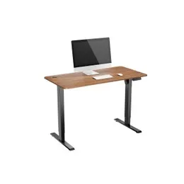 Ergolux Electric Standing Desk 120 x 60cm (Walnut/Black)