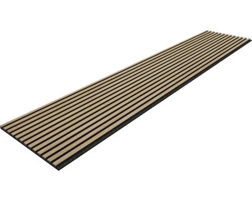 Akustický panel Sonava dub bergen jednostranně dýhovaná přírodní olejovaný 2600 x 520 x 21 mm