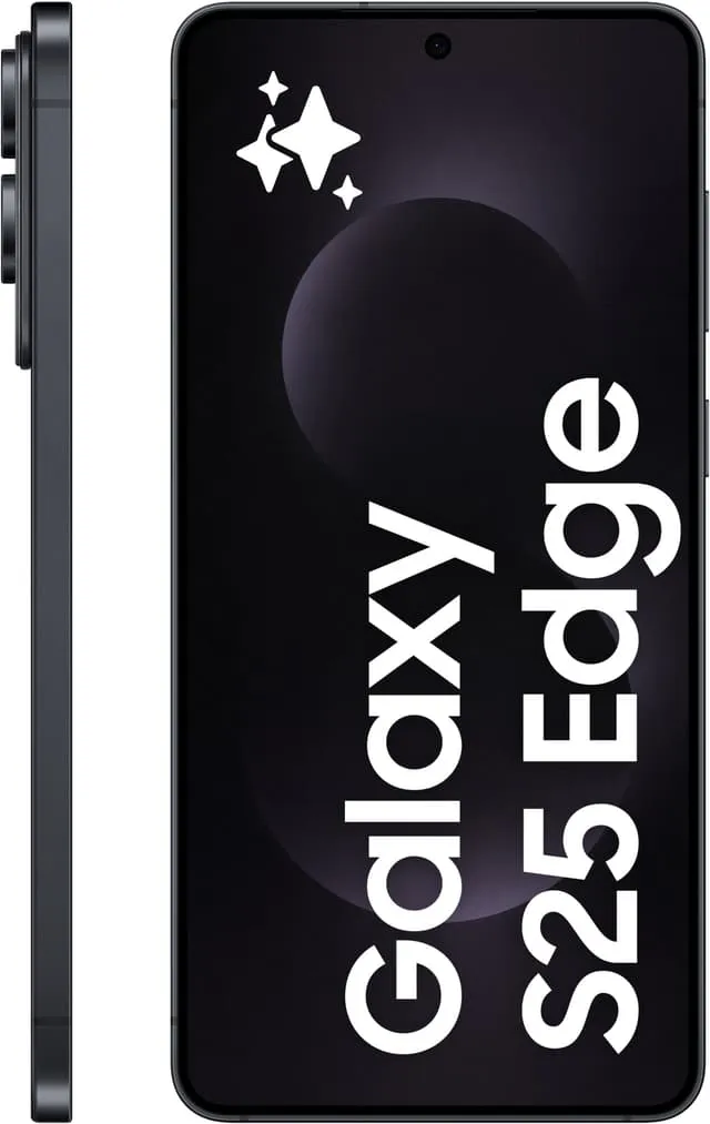 Samsung Galaxy S25 Edge 5G smarttelefon 12/256GB (Titanium Jetblack)
