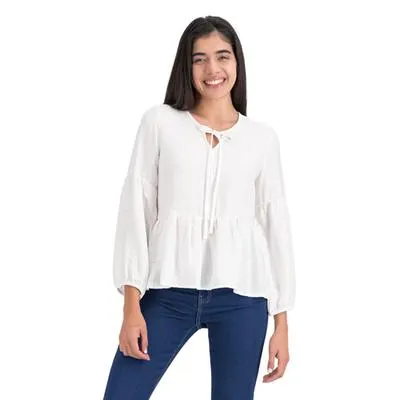 Blusa Mxstaza Mujer Jareta En Cuello