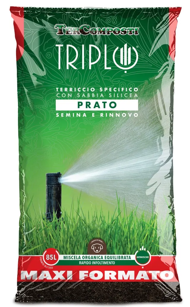 Terriccio TERCOMPOSTI Triplo prato maxi 85L