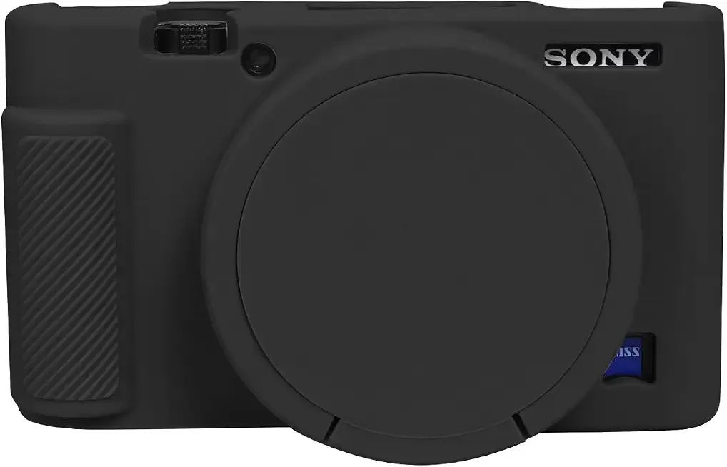 Easy Hood Case for Sony RX100 IV,V,VI,VII (RX100 M4/M5/M6/M7) Camera,Black | With Removable Lens Cover, Soft Silicone, Slim Fit, Anti-Scratch, Dustproof, Shockproof, Enhanced Grip, Camera Accessories
