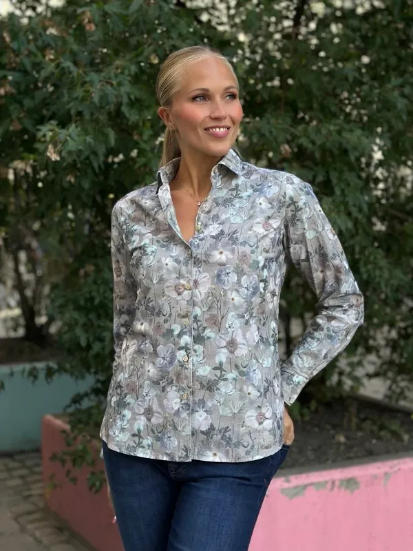 Sofie Casual Shirt Light pink pattern