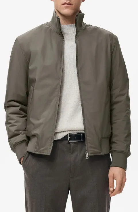 Water Repellent Bomber Jacket