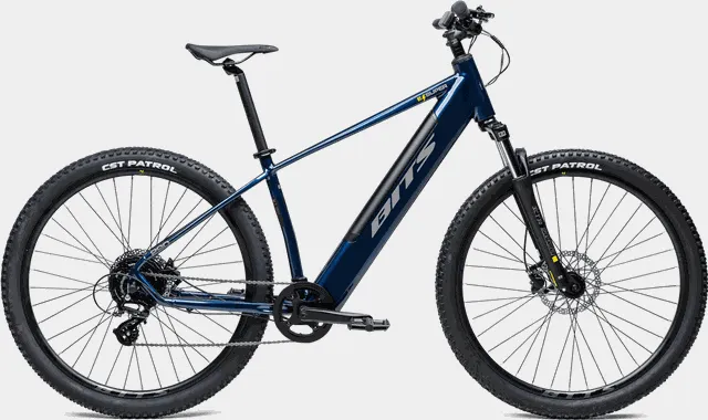 E-Super E-MTB, elektrisk terrengsykkel, unisex - Mørk blå