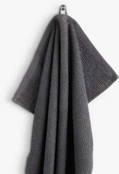 Badhanddoek GISTAD 65x130 asfalt