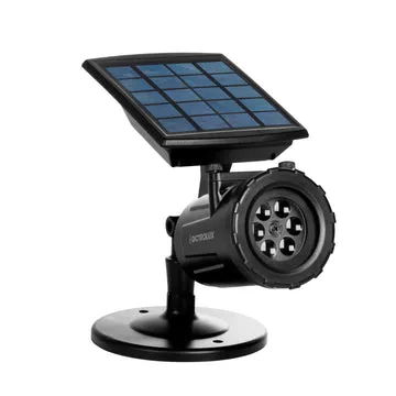 Proiettore con pannello Solare per uso Esterno