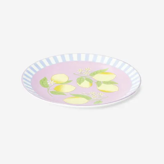 Plate with lemons and stripes - 1...