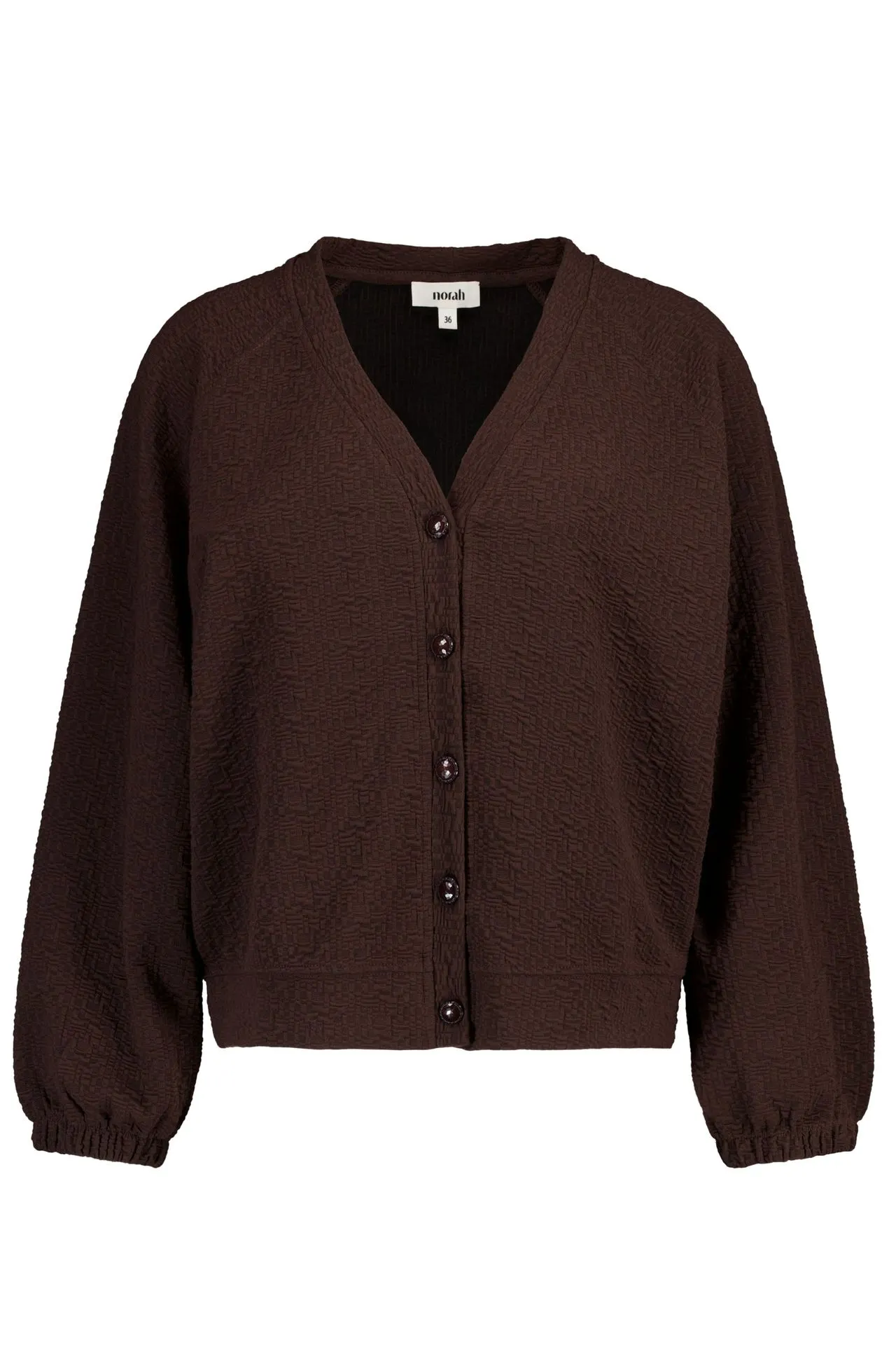 Bruin vest met structuur