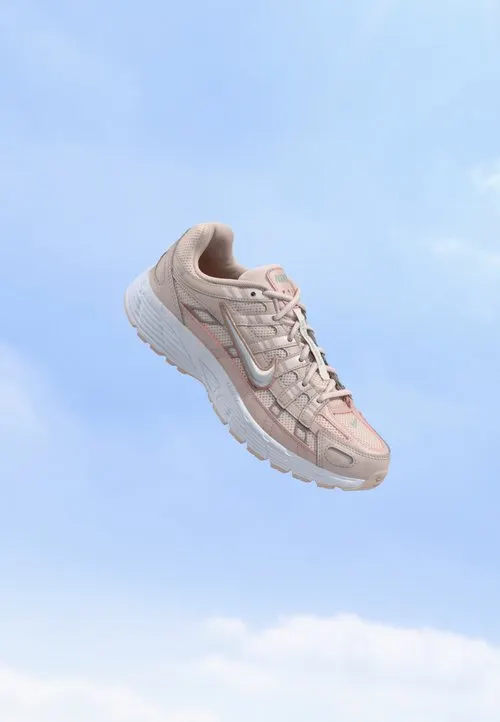 P 6000 UNISEX - Joggesko - silt red/metallic silver-coloured/light soft pink/particle pink