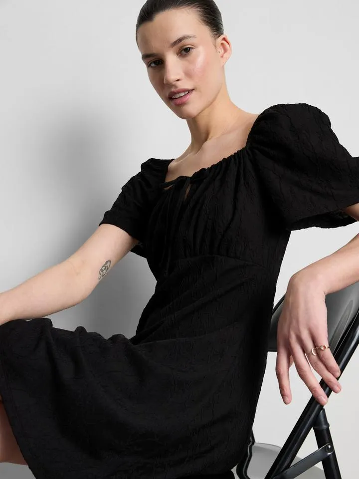 Mini-robe froissée Milkmaid