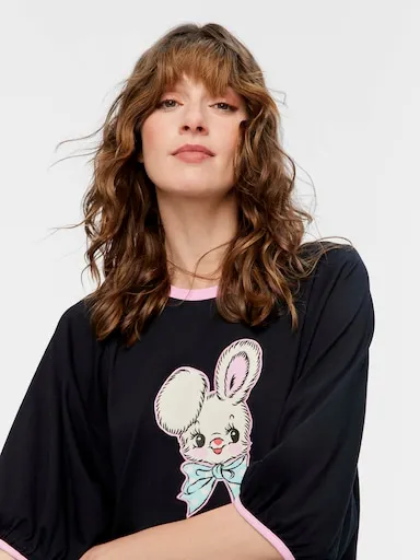 Vintage Bunnies Oversized Tee