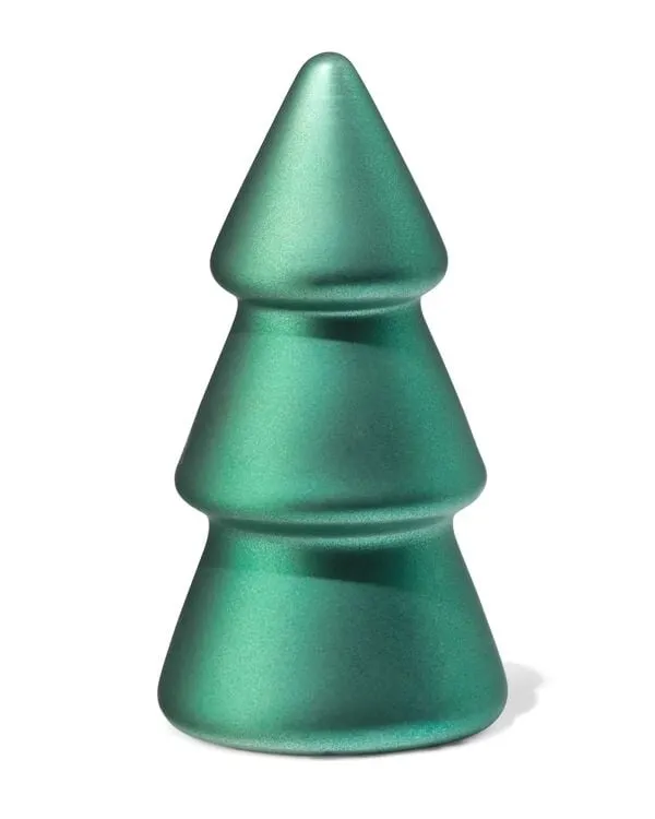 glazen kerstboom groen