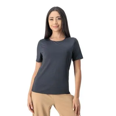 Blusa Mxstaza Mujer Cuello Redondo Diseño Liso