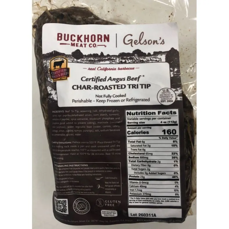 Certified Angus Beef Buckhorn Char-Roasted Half Tri Tip Roast