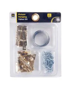 DG Hardware Picture Hanging Value Kit, 81 pcs