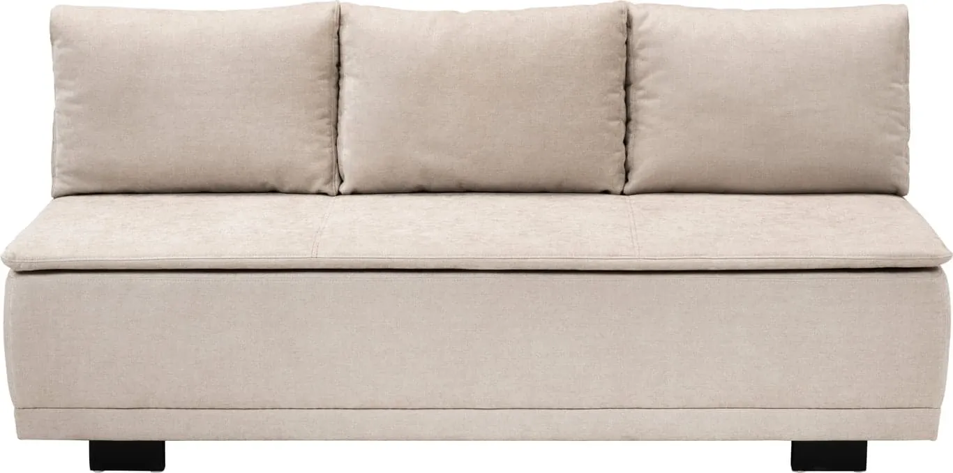 Aksel sovesofa m/oppbevaring 3-seter sovesofa stoff Vila kit