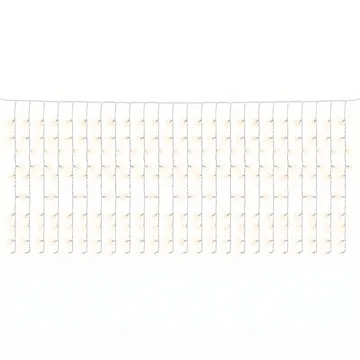 Tenda Luminosa Premium 240 LED Bianco Caldo Prolungabile h1x4 metri