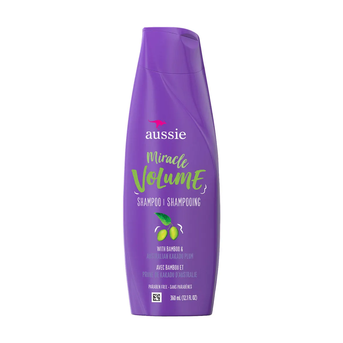 Aussie Miracle Volume Shampoo to Add Body, Paraben-Free, Volumizing, 12.1 fl oz