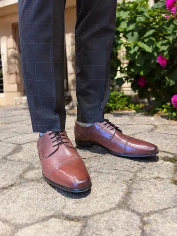 Biagio suit Leather Men Brown