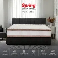 Colchón Spring Litio Sencillo 100x190 cm
