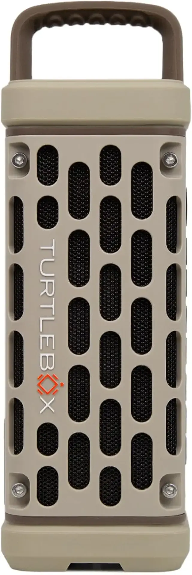 Turtlebox Ranger, Ultra-Portable Bluetooth Speaker, Waterproof, Tan | Built For The Outdoors, Plays to 105dB, IP-67, 12hr+ Battery Life, Magnetic Mounts, Unlimited Pairing for Full Stereo, 2.4lbs