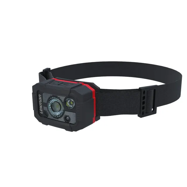 Torcia frontale ricaricabile LEXMAN 6 mod 3 W LED 500 Lm