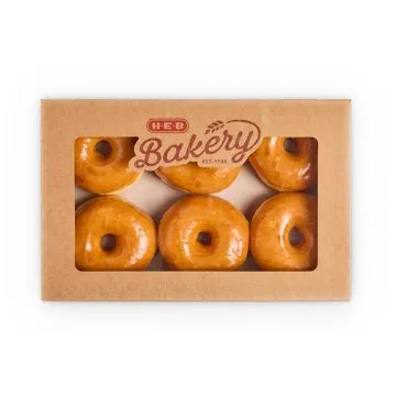 H-E-B Bakery Glazed Yeast Donuts, 6 ct
