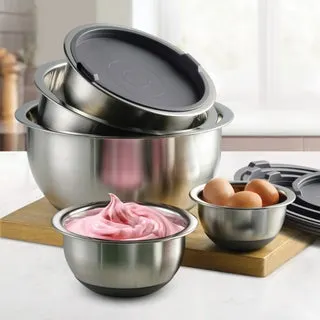 Tramontina 10-piece Stainless Steel Mixing Bowl Set