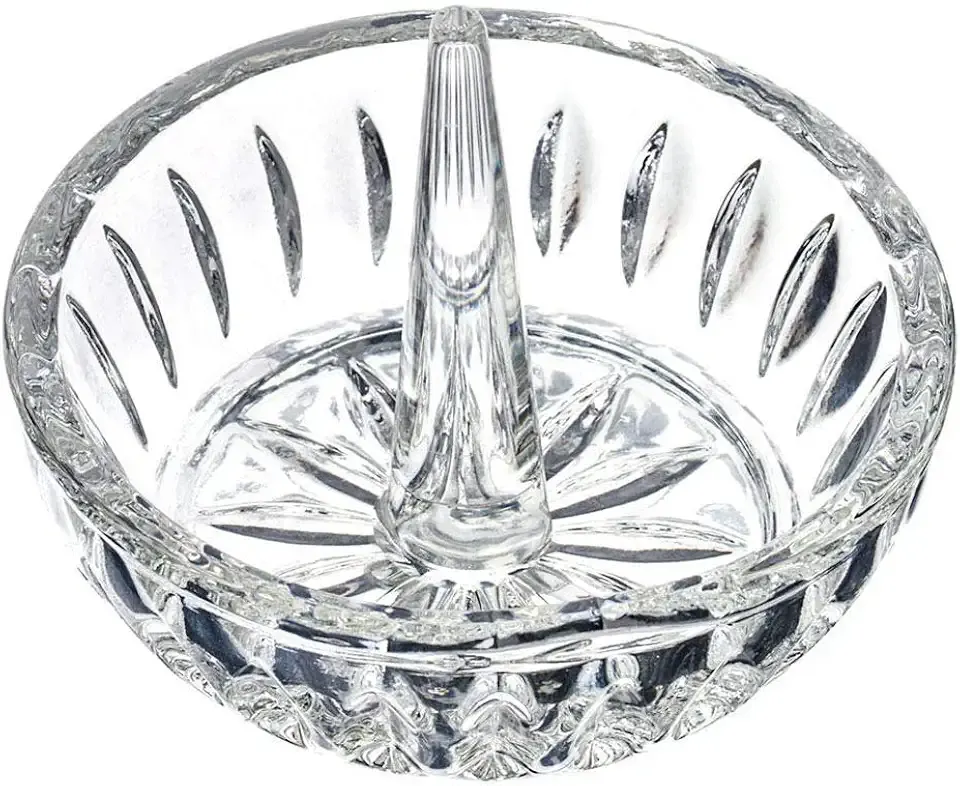 H&D HYALINE & DORA Crystal Ring Holder Dish