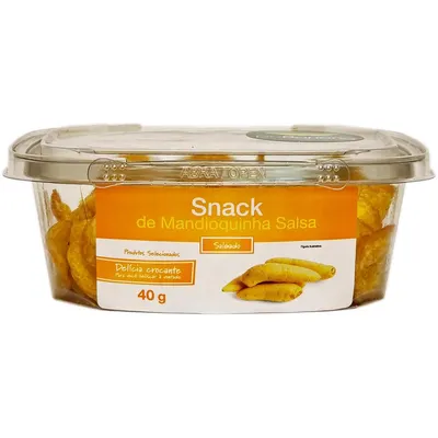 snack de mandioquinha salsa salgado dabanana 40g
