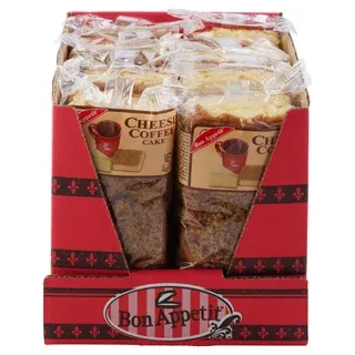 Bon Appetit, Cheese Coffee Bar Cake, 4 oz, 8-Count