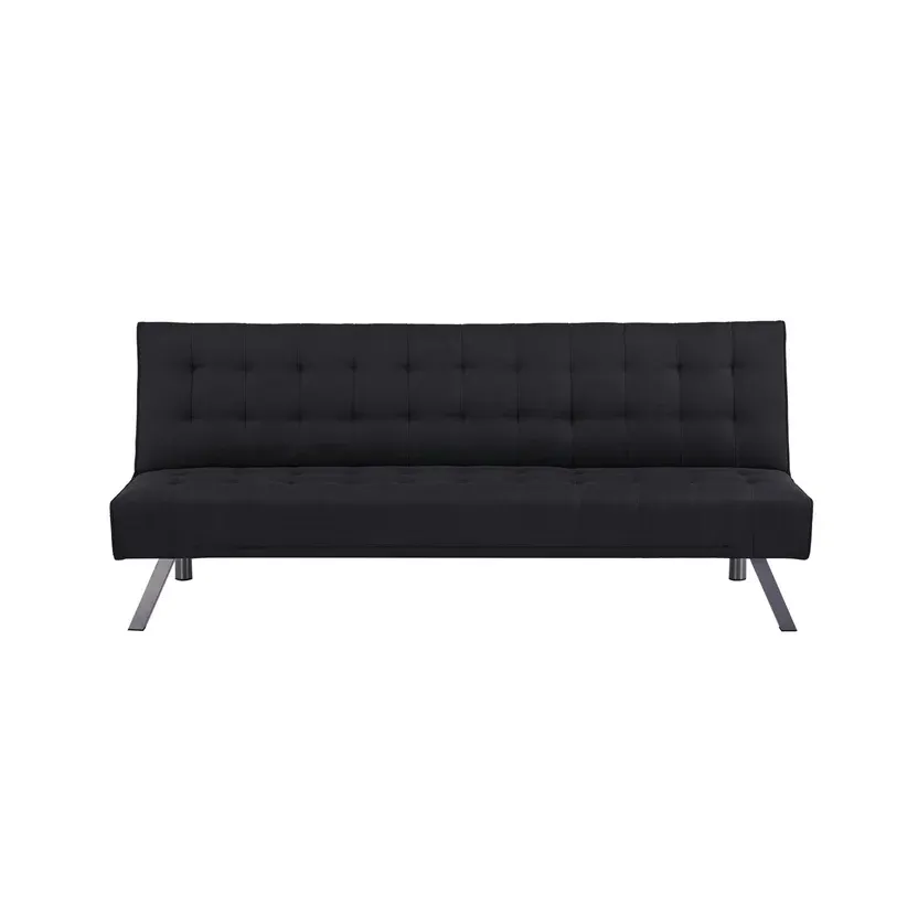 Futón Harry Negro 179x78x76 cm