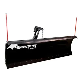 SnowBear by Marlon UNIVERSAL 84"x22" Hitch-Mounted Actuator Driven Snowplow