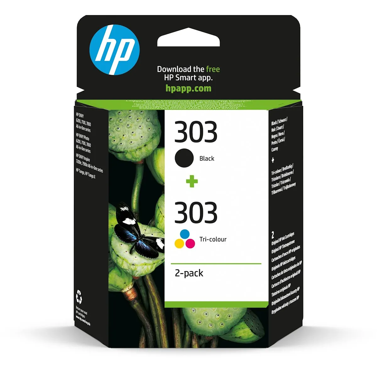 HP - HP 303 Combo Pack 2 cartucce Originali Nero e Colore