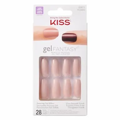 Kiss Gel Fantasy Ab Fab Unghie Artificiali Full Cover Colorate Effetto Gel