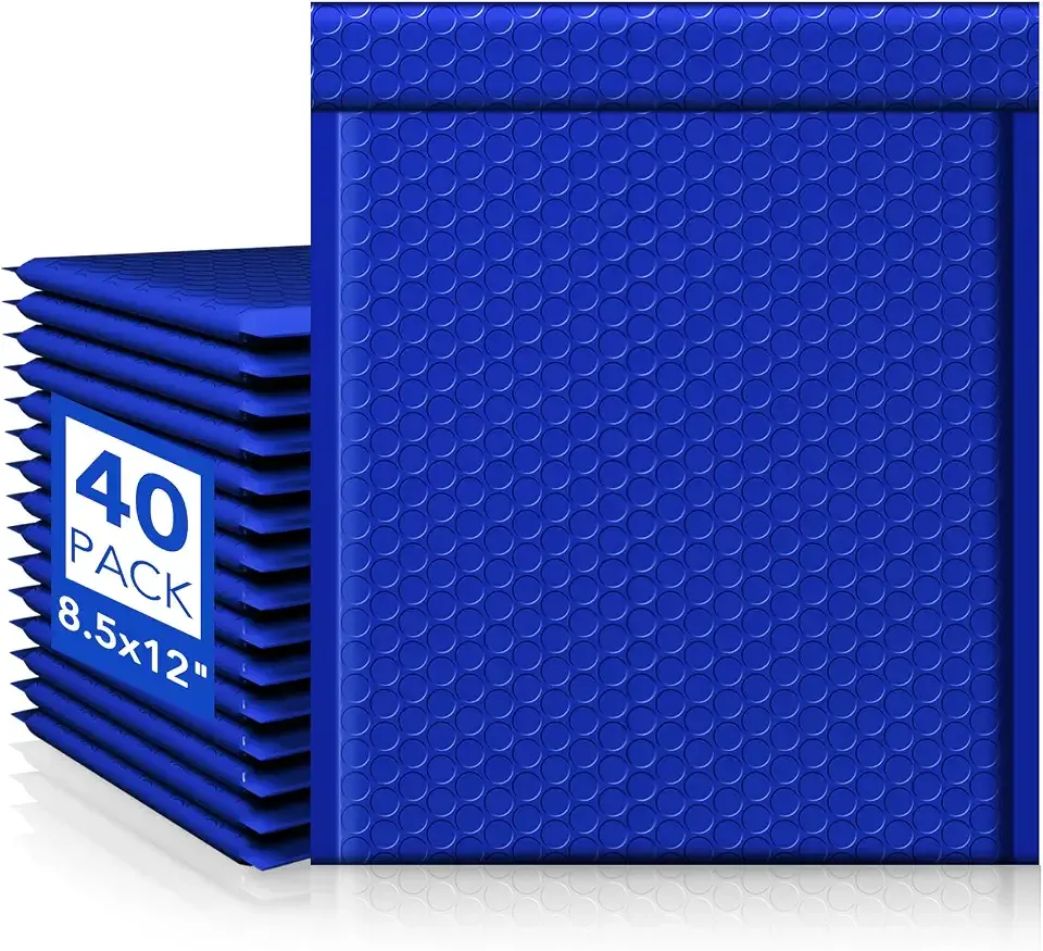 Fuxury Bubble Mailers 8.5x12 Inch 40 Pack Large Bubble Envelopes
