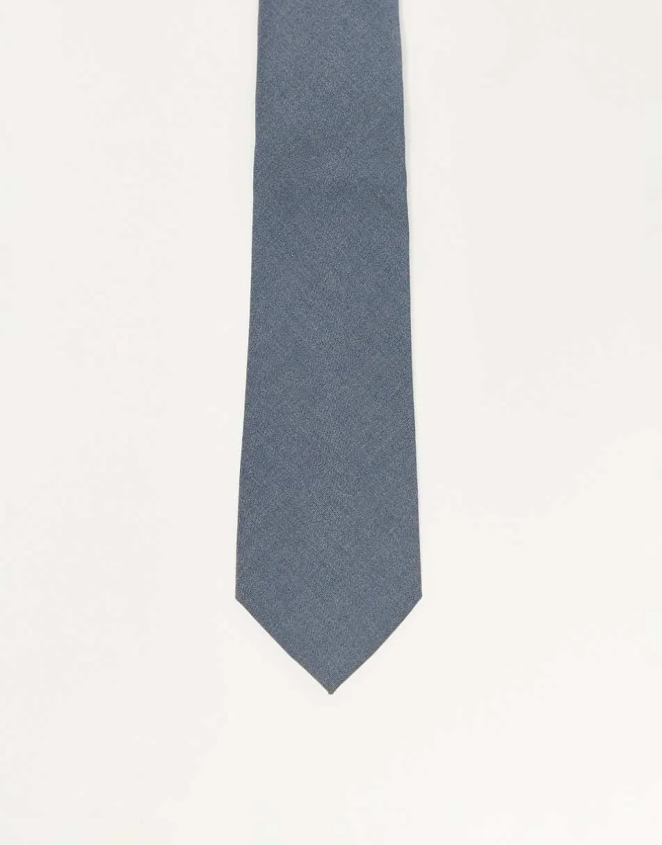 ASOS DESIGN tie in blue