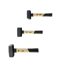3 tlg Set Fäustelhammer 800/1250/2000g Hammer Schlosserhammer Fäustel