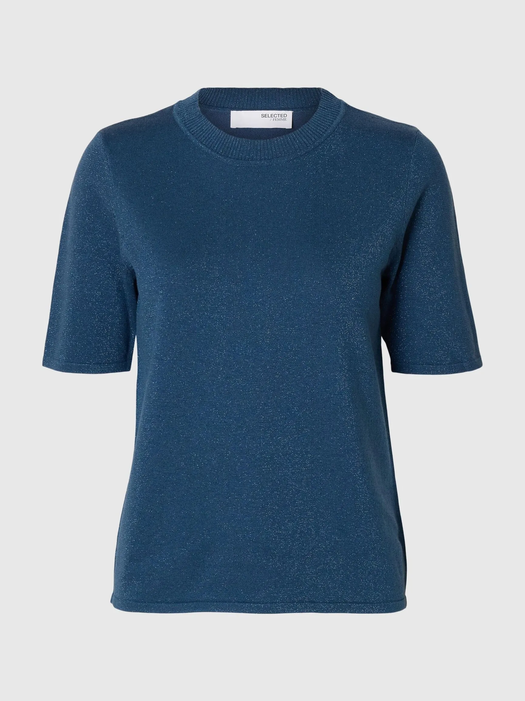 GLITTER STRIKKET TOPP