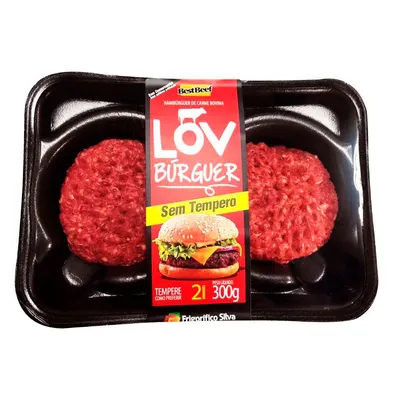 hamburguer best beef bovino 300g