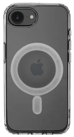 Pouzdro Comfort Magnet iPhone 16e/17e průhledná
