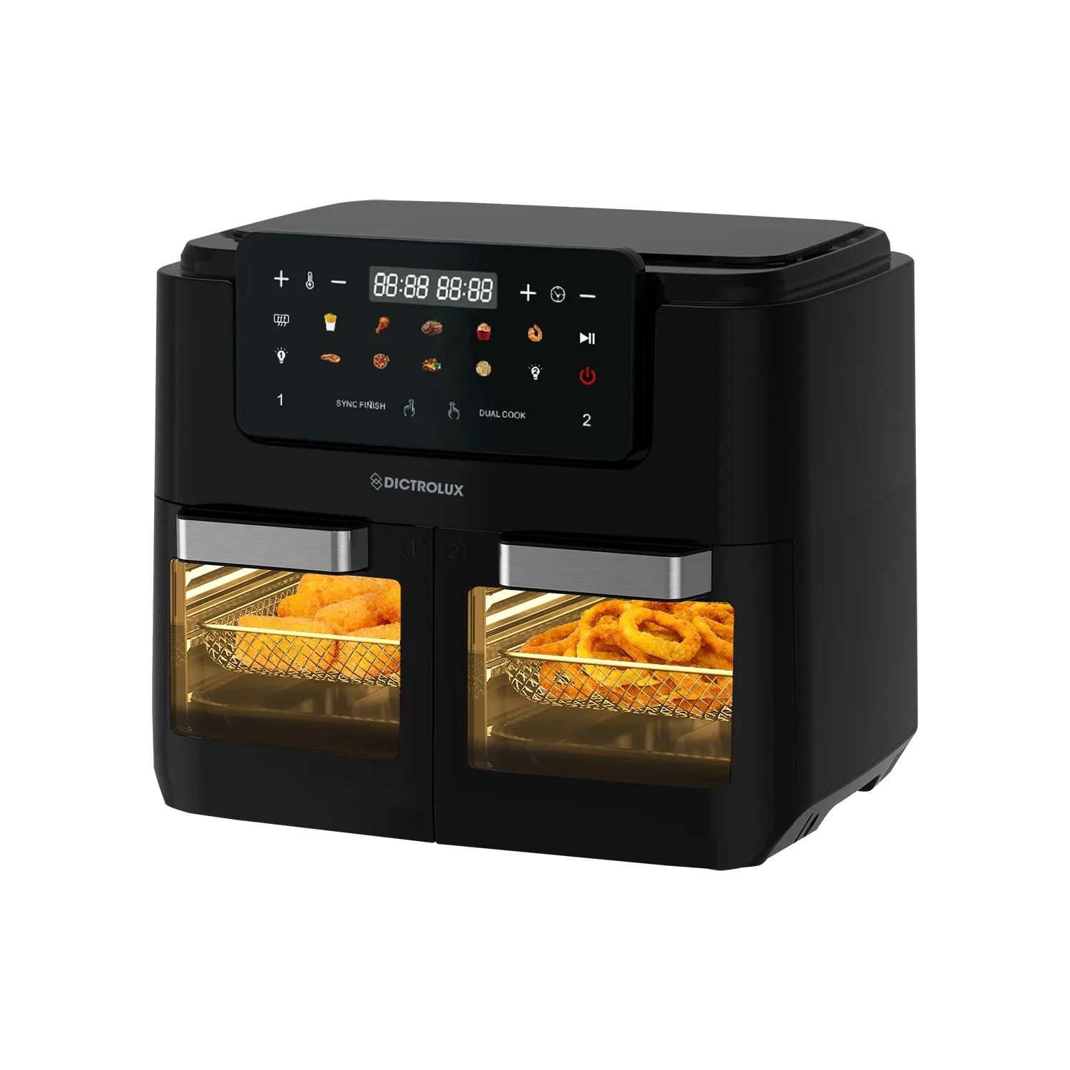 Friggitrice ad aria Multifunzione Fry Cook 12 litri 2600 Watt