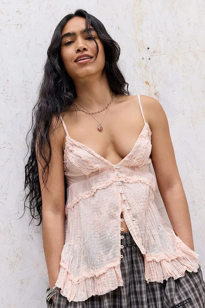 Canotta Babydoll Marnie Kimchi Blue