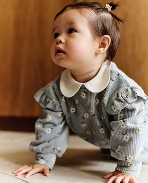 Sweater van fijn ribfluweel