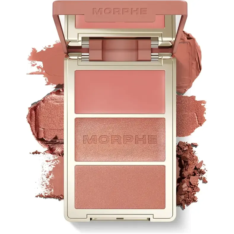 Morphe Cheek Thrills Multi-Finish Face Trio, After Party, 0.38 oz